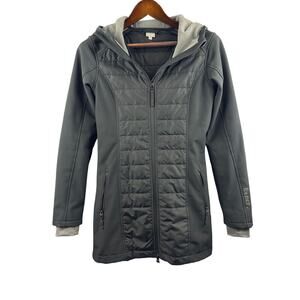 Women’s Bench Small Black and Gray Raincoat